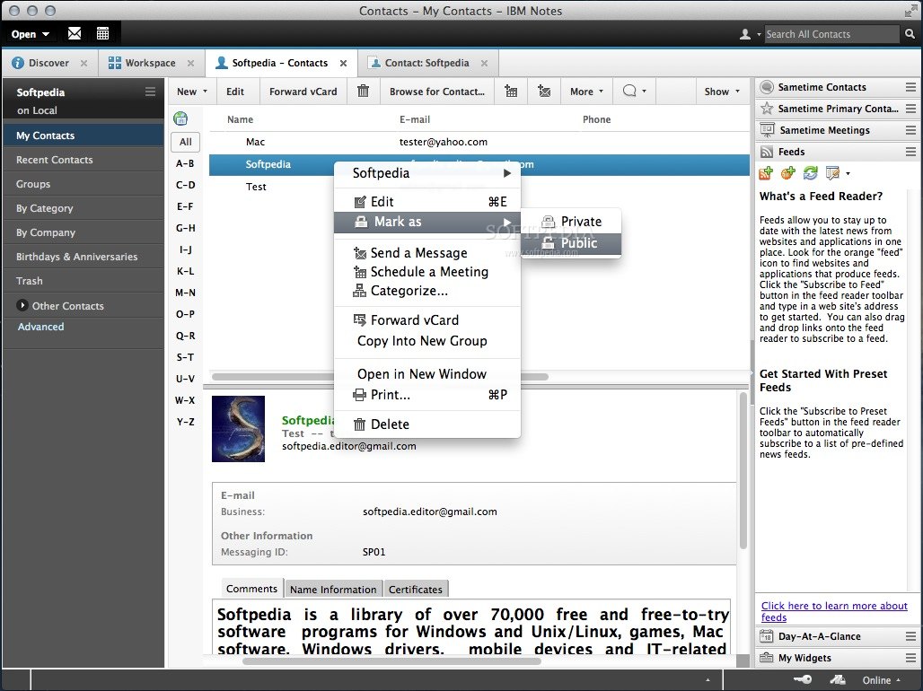 ibm notes for mac